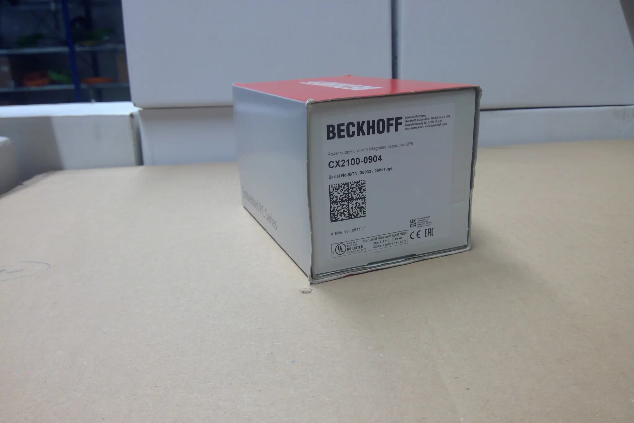 Produktfoto 1 von Netzteil mit kapazitiver USV 120Asfür