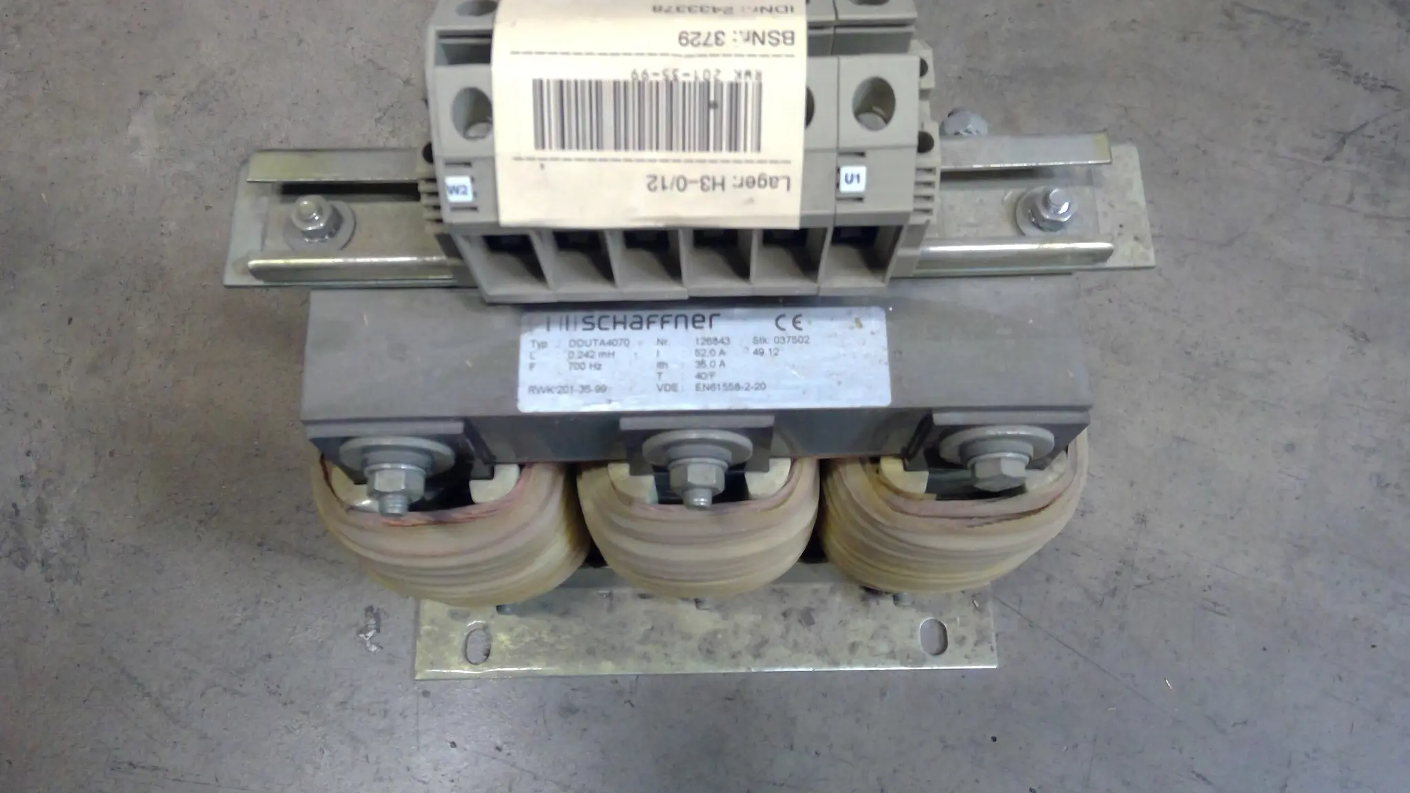 Drossel * Netz* -kVA * 35A *3x400V