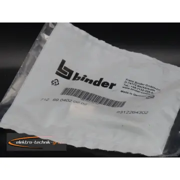 Produktfoto 1 von 99-0402-00-02 Serie 712 Binder Kabelbuchse > ungebraucht! <