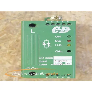 Produktfoto 1 von CD Automation CD 3000 4-20 MA Thyristor Unit 220V 15A