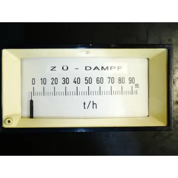 Produktfoto 1 von Analoganzeige "ZÜ-Dampf 0-95 t/h"