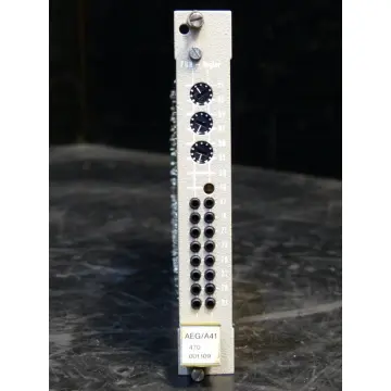 Produktfoto 1 von AEG 470.001 109/1 Karte