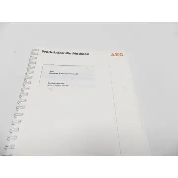 Produktfoto 1 von AEG Modicon A120 Benutzerhandbuch