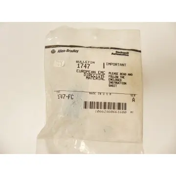 Produktfoto 1 von Allen Bradley CAT 1747-FC Ser A European EMC Directive Material - ungebraucht!
