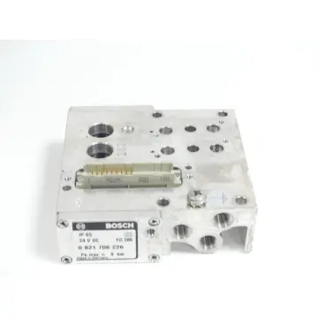 Produktfoto 1 von Bosch 0 821 706 226 Grundträger für Ventilinsel 24 V DC Pe max = 8 bar