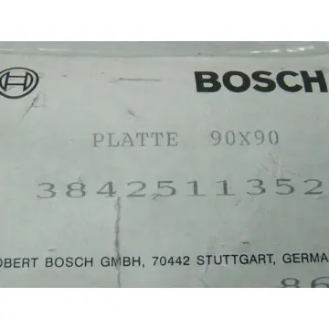 Produktfoto 1 von Bosch 3842511352 Platte 90 x 90 ungebraucht in geöffneter OVP