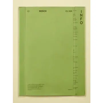 Produktfoto 1 von Bosch CL 500 "Hinweise für Wartungs- und Reparaturarbeiten"