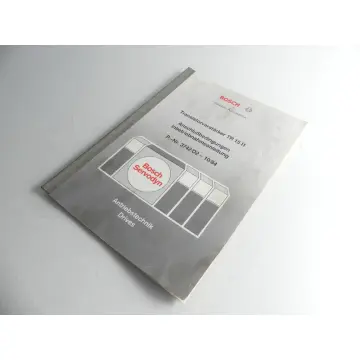 Produktfoto 1 von Bosch Anschlußbedingungen für TR 15 II Transistorverstärker