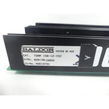Produktfoto 1 von Baldor TSNM 150-12-722 ASR Servo Treiber SN:0201MG16856