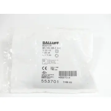 Produktfoto 1 von Balluff BES01CW BES 516-326-S 4-C Induktiver Sensor 10 - 30V DC ungebraucht