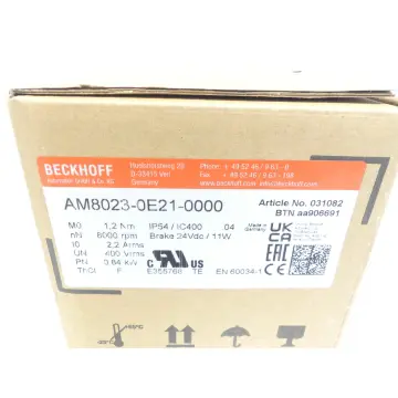 Produktfoto 1 von Beckhoff AM8023-0E21-0000 / 031082 - ungebraucht! -