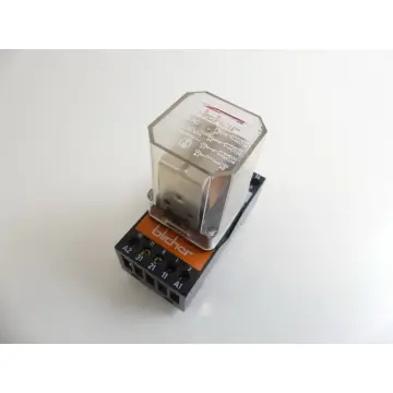 Bircher BS-11 10A/380V~ Relais Sockel mit R3 230 AC 230V~ Relais