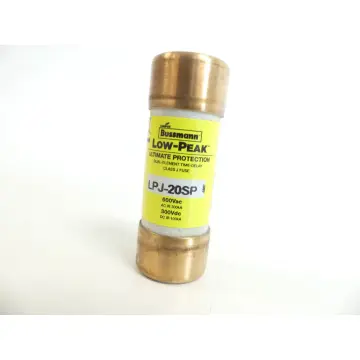 Produktfoto 1 von BUSSMANN LPJ-20SP Sicherung 600/300 V AC/DC 300/100kA C07 - ungebraucht! -