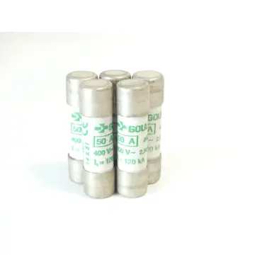 Produktfoto 1 von GOULD 17551 Sicherung 14x51 50A 400V~ 2,90W 120 kA VPE 5 Stück