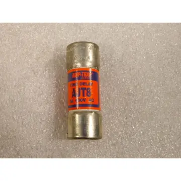Produktfoto 1 von Gould AJT8 8A 600V AC Sicherung AMP TRAP 2000 TIME DELAY - ungebraucht -