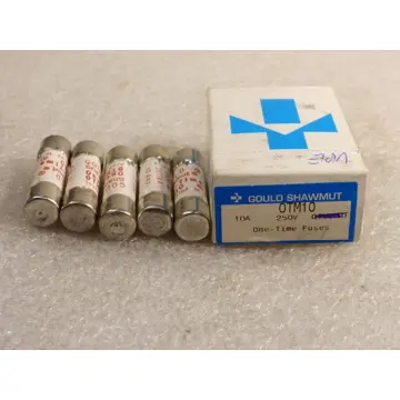 Gould Shawmut OTM10 Sicherungseinsatz 10A 250V - ungebraucht - in OVP VPE = 5 Stück