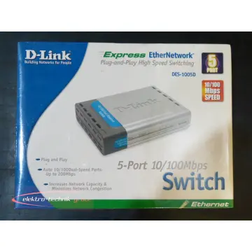 Produktfoto 1 von D-Link DES-1005D 5-Port Switch > ungebraucht! <
