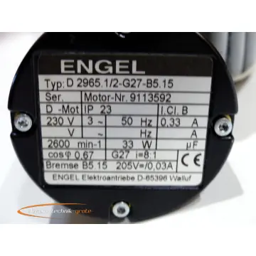 Produktfoto 1 von Engel D 2965.1/2-G27-B5.15 Motor - ungebraucht! -