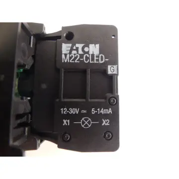 Produktfoto 1 von EATON M22-CK10 + M22-CLED-G Leuchtdrucktaster grün