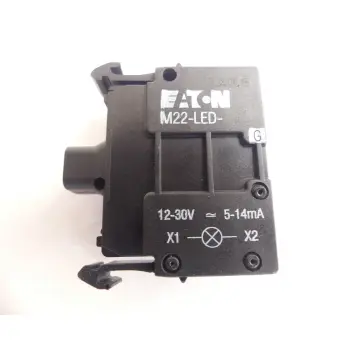 Produktfoto 1 von EATON M22-K10 + M22-LED-G + M22-CK02 Kontaktelemente + Doppeldrucktaste