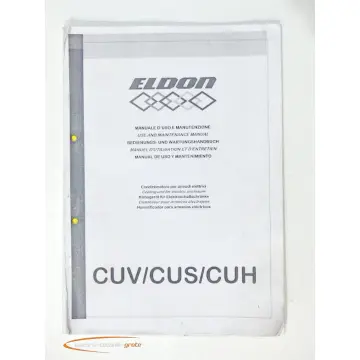Produktfoto 1 von Eldon Bedienungs- und Wartungshandbuch CUV/CUS/CUH