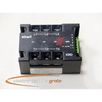 Produktfoto 1 von elrest ElaforceII KRD-25/TR-1200B/DS OC-ELAFORCE II-Solid State Relais, SN:863618