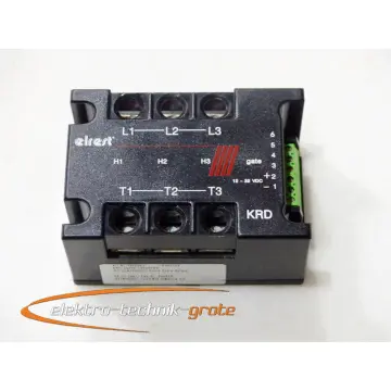 Produktfoto 1 von elrest ElaforceII KRD-25/TR-1200B/DS OC-ELAFORCE II-Solid State Relais, SN:865623