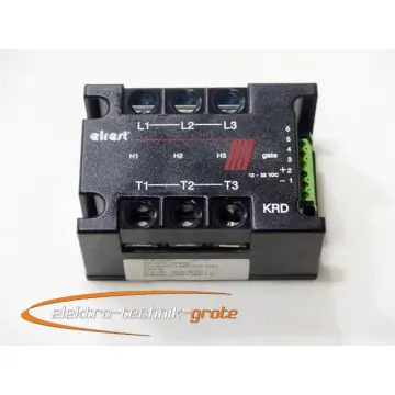 Produktfoto 1 von elrest ElaforceII KRD-25/TR-1200B/DS OC-ELAFORCE II-Solid State Relais, SN:869459