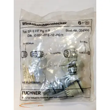 Produktfoto 1 von Euchner SR 6 WF Pg 11R Winkelbuchsenstecker 024999 - ungebraucht! -