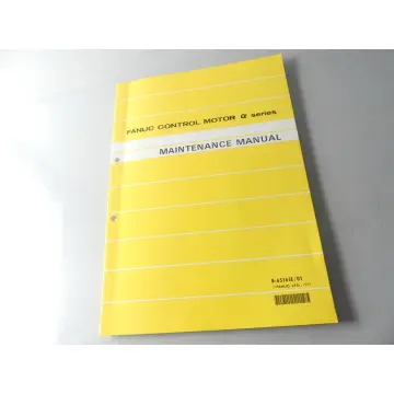Produktfoto 1 von Fanuc Control Motor alpha series Maintenance Manual B-65165E / 01 Buch