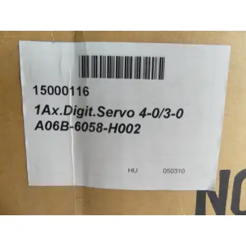 Produktfoto 1 von Fanuc A06-6058-H002 Servoverstärker A20B-1002-0730/02A + A20B... - ungebr.! -