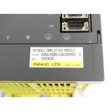 Produktfoto 1 von Fanuc A06B-6088-H322 # H500 Spindle Amplifier Module Version B SN:E4Y0020