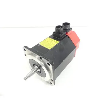 Produktfoto 1 von Fanuc A06B-0123-B077 AC Servo Motor SN: C988C4189 mit Pulsecoder