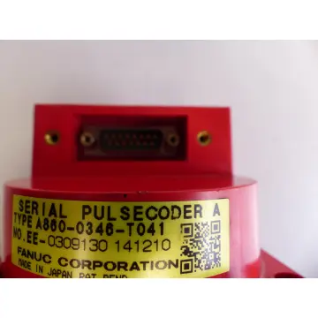 Produktfoto 1 von Fanuc A06B-0373-B569 # 0008 AC Servo Motor SN:C149MM0229 + Pulsecoder