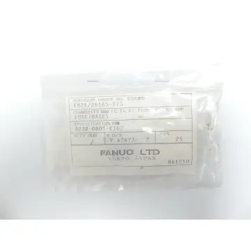 Produktfoto 1 von Fanuc A03B-0801-K102 Sicherung = 1 x A60L-0001-0046/2.0 - ungebraucht! -