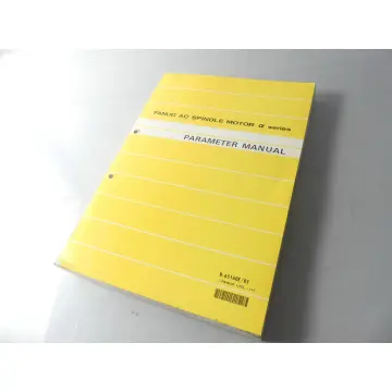 Produktfoto 1 von Fanuc AC Spindel Motor alpha series Parameter Manual B-65160E / 01 Buch