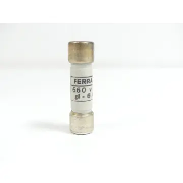 Produktfoto 1 von Ferraz C 63210 Sicherung gl - 6A 660V~ 14x51 ungebraucht