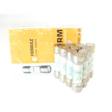 Produktfoto 1 von Ferraz DF2EA04 Sicherung C 63210 14x51 4A 660V~ aM VPE 10 Stück ungebraucht