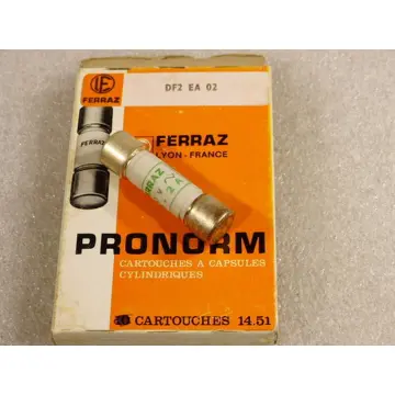 Produktfoto 1 von Ferraz Pronorm aM 2A 660V Sicherung C63210 14 x 51 - ungebraucht -