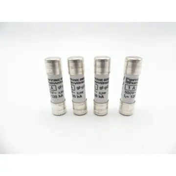 Produktfoto 1 von Ferraz Shawmut B212061 Sicherung 1A, 500V~, 2,5W, 10 x 38, VPE 4 Stk.