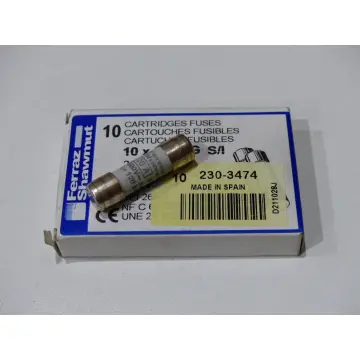 Produktfoto 1 von Ferraz Shawmut D211028J / 16037 Feinsicherung 20 A 500V 10X 38, VPE = 10 Stück > ungebraucht! <