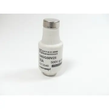 Produktfoto 1 von Ferraz Shawmut DIIGG50V25 25A 500V Sicherung