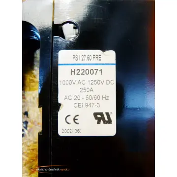 Produktfoto 1 von Ferraz Shawmut H220071 Sicherungshalter - ungebraucht! -