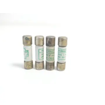 Produktfoto 1 von Ferraz Sicherung aM 20A 500V~ 10x38 VPE 4 Stück