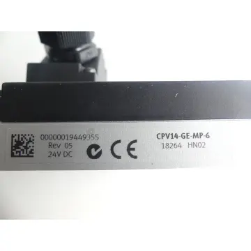 Produktfoto 1 von Festo CPV14-GE-MP-6 18264 Elektrik Anschaltung SN: 00000019449355