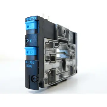 Produktfoto 1 von Festo CPV14-M1H-2X3-GLS-1/8 ( 161362 ) Magnetventil + 2x MSZC-3-21DC 21V DC