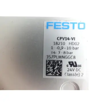 Produktfoto 1 von Festo CPV14-VI 18210 Ventilinsel Endplatte 162 540 SN: HD02