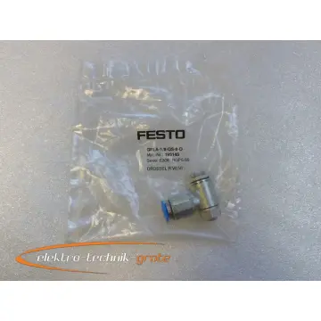 Produktfoto 1 von Festo GRLA-1/8-QS-8-D 193145 Drossel-Rückschlagventil -ungebraucht-