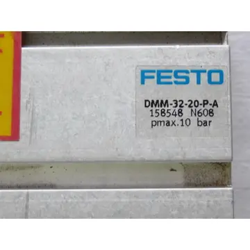 Produktfoto 1 von Festo Kompaktzylinder DMM-32-20-P-A, 158548 N608 pmax.10 bar