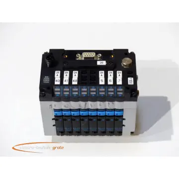 Produktfoto 1 von Festo komplette Ventilinseleinheit mit 8 Magnetventilen und Elektrik-Anschaltung